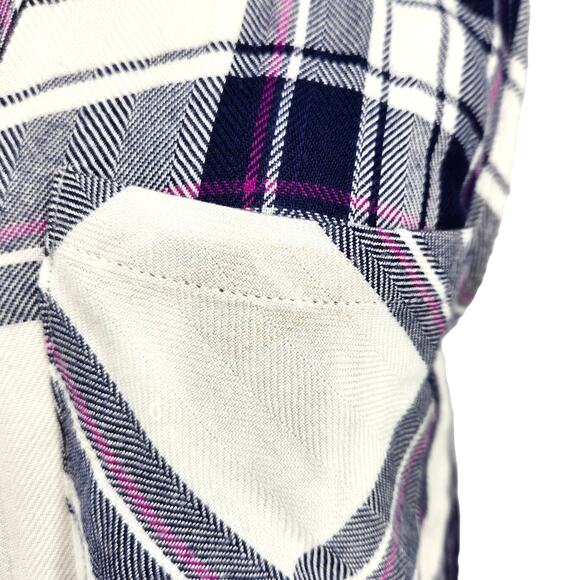 Rails Jordan Tunic in White Orchid Plaid Print - Picture 11 of 11